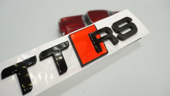 Audi TTRS Krom ABS 3M 3D Bagaj Logo Yazı Orjinal Ürün - 2