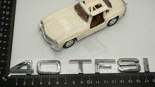 Audi 40 TFSİ Krom ABS 3M 3D Bagaj Yazı Logo Orjinal Ürün - Resim 7