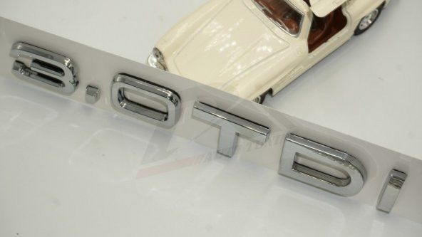 Audi 3.0 TDi B7 B8 B9 Krom ABS 3M 3D Bagaj Yazı Logo Orjinal Ürün - 6