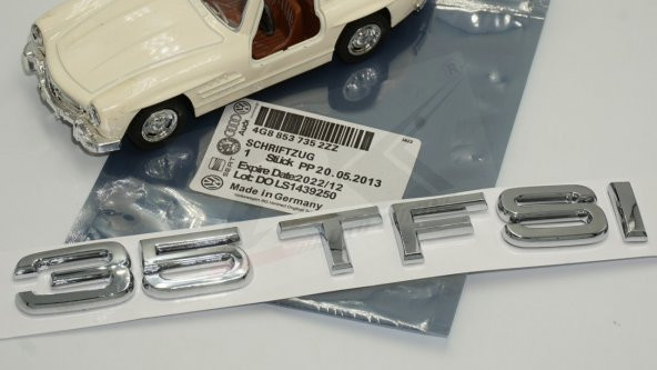 Audi 35 TFSİ Krom ABS 3M 3D Bagaj Yazı Logo Orjinal Ürün - 8