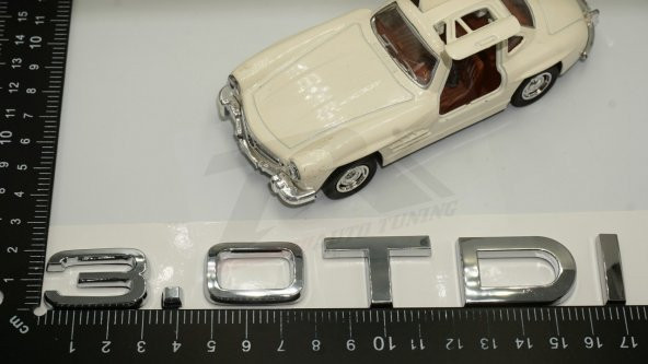 Audi 3.0 TDi B7 B8 B9 Krom ABS 3M 3D Bagaj Yazı Logo Orjinal Ürün - 7