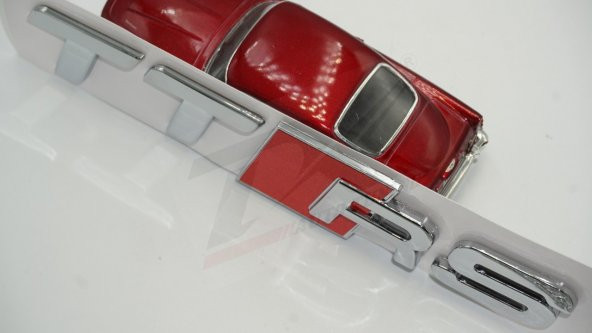 Audi TTRS Krom ABS 3M 3D Bagaj Logo Yazı Orjinal Ürün - 5