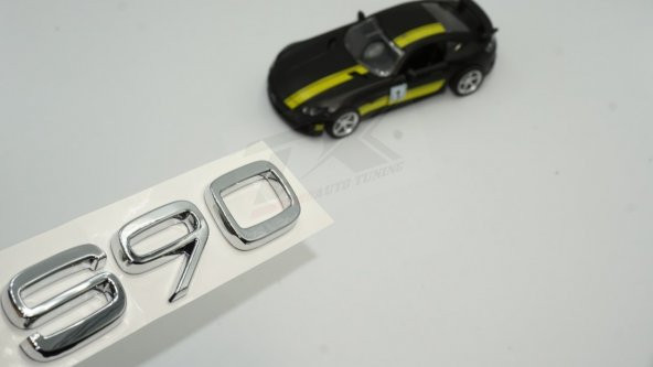 Volvo S90 Krom ABS 3M 3D Bagaj Logo Yazı Orjinal Ürün