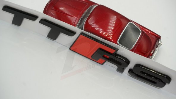 Audi TTRS Krom ABS 3M 3D Bagaj Logo Yazı Orjinal Ürün - 6