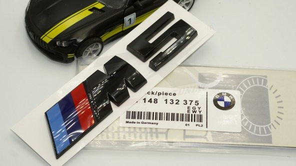 Bmw M5 Bagaj Krom ABS 3M 3D Yazı Logo Orjinal Ürün - Resim 9