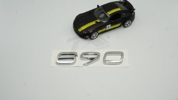 Volvo S90 Krom ABS 3M 3D Bagaj Logo Yazı Orjinal Ürün - 2