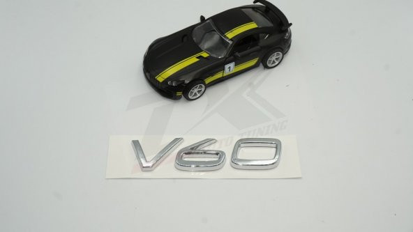 Volvo V60 Krom ABS 3M 3D Bagaj Logo Yazı Orjinal Ürün - 2