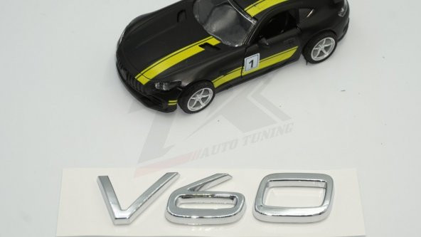 Volvo V60 Krom ABS 3M 3D Bagaj Logo Yazı Orjinal Ürün - 3
