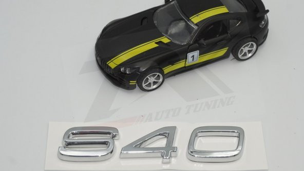 Volvo S40 Krom ABS 3M 3D Bagaj Logo Yazı Orjinal Ürün - 3
