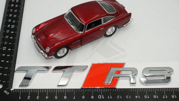 Audi TTRS Krom ABS 3M 3D Bagaj Logo Yazı Orjinal Ürün - 9