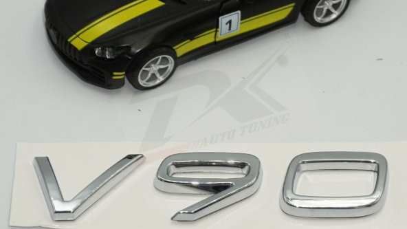 Volvo V90 Krom ABS 3M 3D Bagaj Logo Yazı Orjinal Ürün - 5