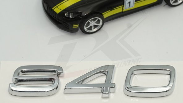 Volvo S40 Krom ABS 3M 3D Bagaj Logo Yazı Orjinal Ürün - 5