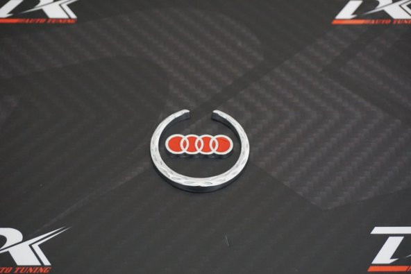 Audi Buğday Kulakları Krom Metal 3M 3D Logo OEM Ürün - Resim 2