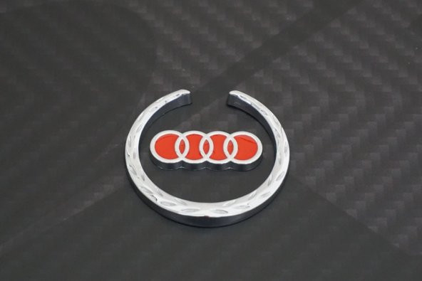 Audi Buğday Kulakları Krom Metal 3M 3D Logo OEM Ürün - Resim 3