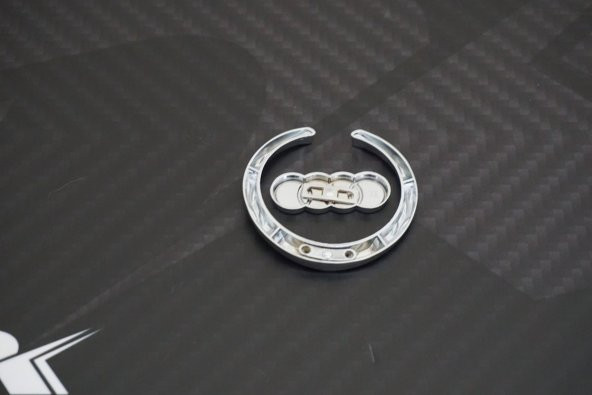 Audi Buğday Kulakları Krom Metal 3M 3D Logo OEM Ürün - Resim 5