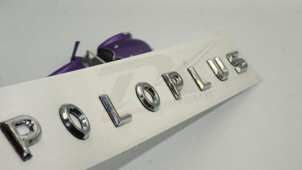 Volkswagen Polo Plus Yeni Nesil Bagaj 3M 3D Krom ABS Yazı Logo Am ürün görseli