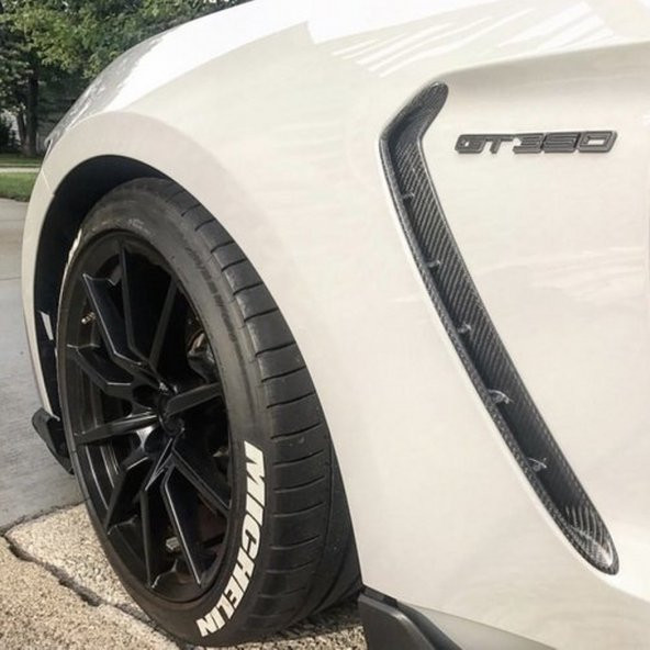 Ford Mustang Shelby GT350 Krom Metal Logo Amblem - Resim 3