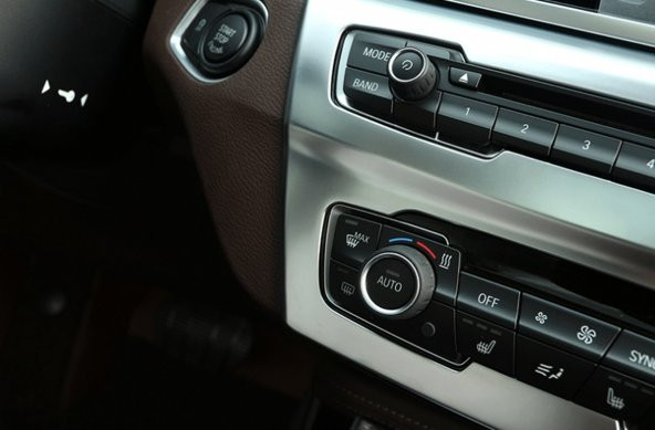 BMW X1 F48 2016 2019 Modeller Merkezi Kontrol Çerçevesi Krom Kapl - 5
