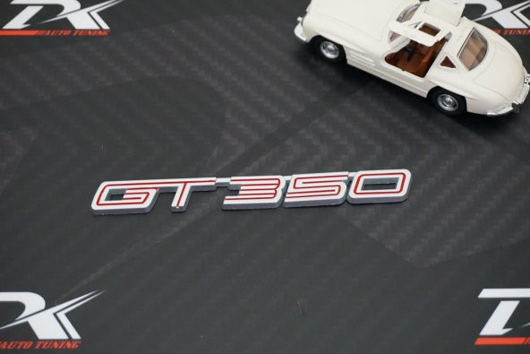 Ford Mustang Shelby GT350 Krom Metal Logo Amblem - Resim 7