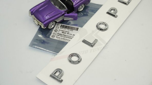 Volkswagen Polo Plus Yeni Nesil Bagaj 3M 3D Krom ABS Yazı Logo Am - Resim 7