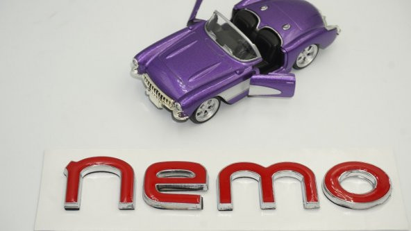 Citroen Nemo Bagaj Krom ABS 3M 3D Yazı Logo Amblem - Resim 3