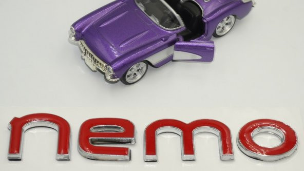 Citroen Nemo Bagaj Krom ABS 3M 3D Yazı Logo Amblem - Resim 4