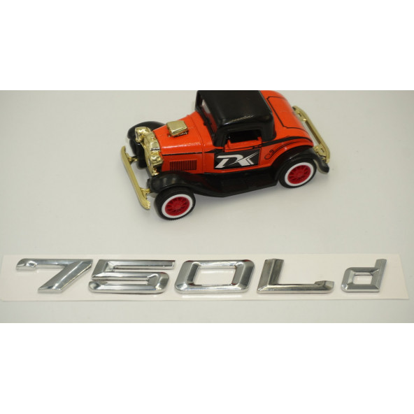 Bmw 750Ld Bagaj Krom Metal 3M 3D Yazı Logo - Resim 3
