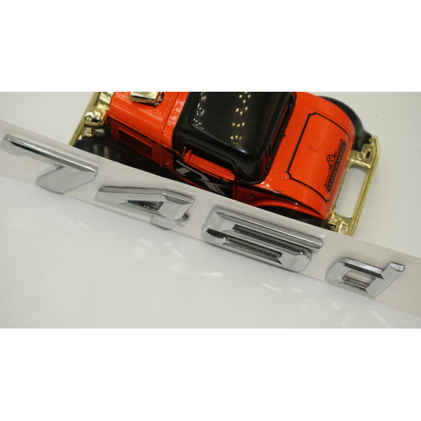 Bmw 745d Bagaj Krom Metal 3M 3D Yazı Logo - 5
