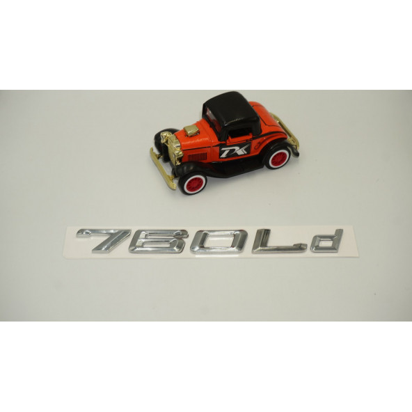 Bmw 760Ld Bagaj Krom Metal 3M 3D Yazı Logo - 2
