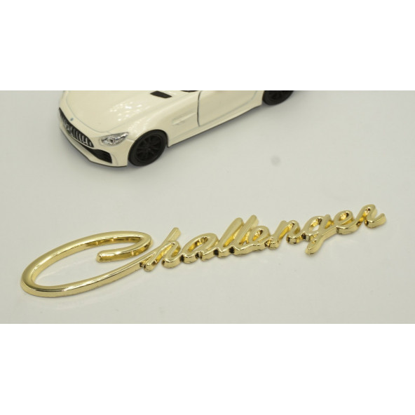 Dodge Challenger Bagaj Metal Orjinal 3M 3D Yazı Logo - Resim 2