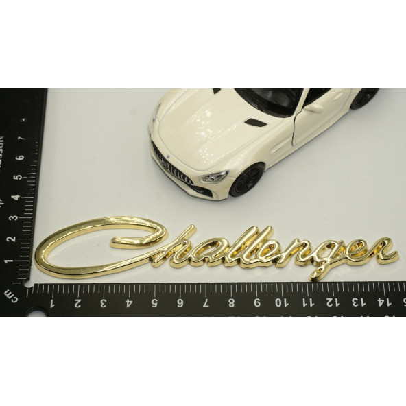 Dodge Challenger Bagaj Metal Orjinal 3M 3D Yazı Logo - Resim 4