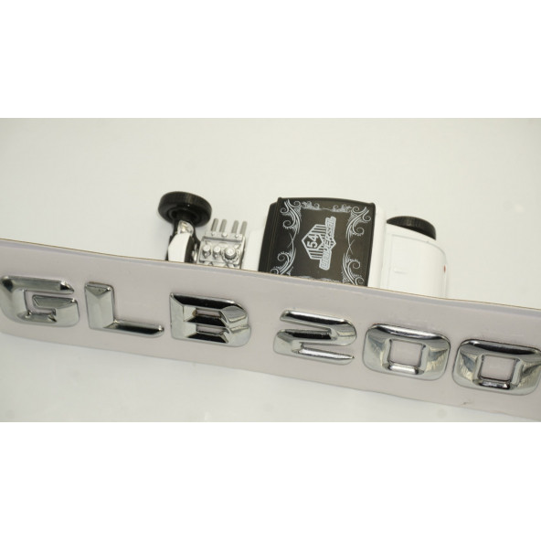 DK Benz GLB 200 Bagaj Krom Metal 3M 3D Yazı Logo - 4