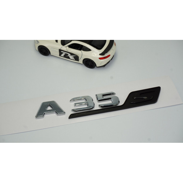 DK Benz A 35S Bagaj Siyah Krom ABS 3M 3D Yazı Logo - 2