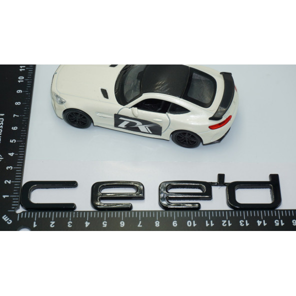 DK Tuning Kia Ceed Bagaj Siyah ABS 3M 3D Yazı Logo Amblem - 4