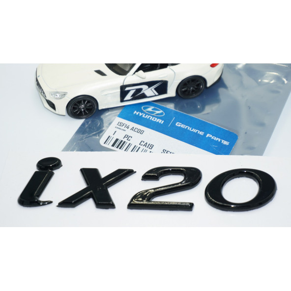 DK Tuning Hyundai iX20 Bagaj Siyah ABS 3M 3D Yazı Logo Amblem - 5