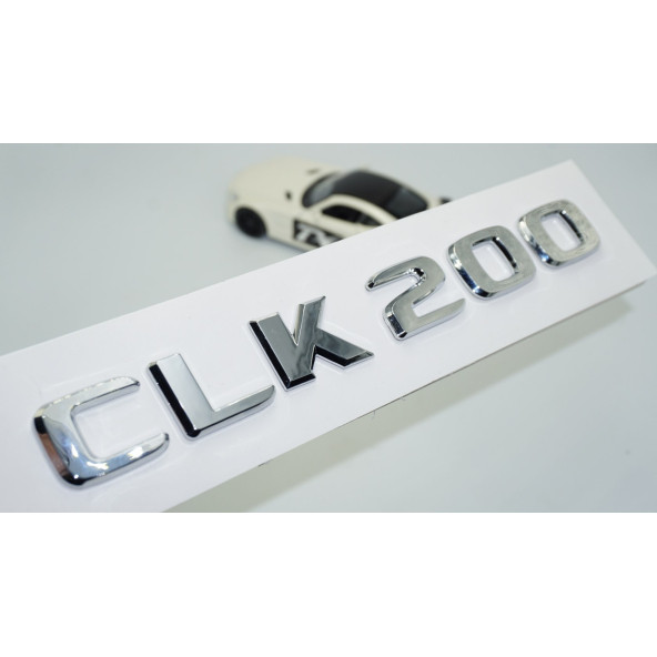 DK Tuning CLK200 Bagaj Krom ABS 3M 3D Yazı Logo Benz İle Uyumlu