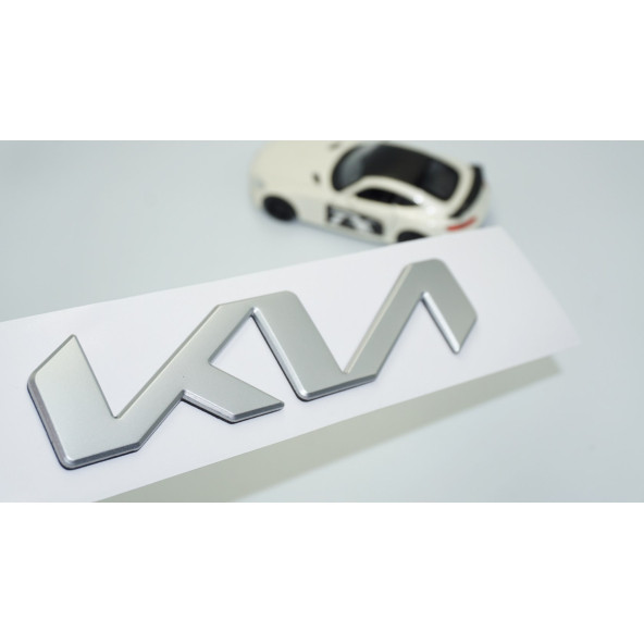 DK Tuning Kia Yeni Nesil Gri Metal Kaput Bagaj 15cm Logo Arma ürün görseli 1