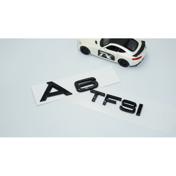 DK Tuning Audi A6 TFSi Parlak Siyah ABS 3M 3D Bagaj Yazı Logo - 2