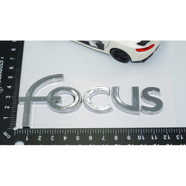 Ford Focus Logo 99 2007 Bagaj 3M 3D Krom ABS Logo Amblem - 5