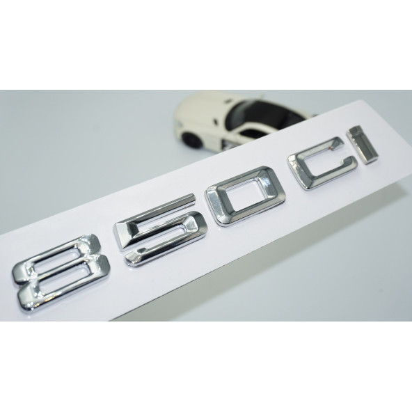 DK Tuning 850Ci Bagaj Krom Metal 3M 3D Yazı Logo Bmw İle Uyumlu