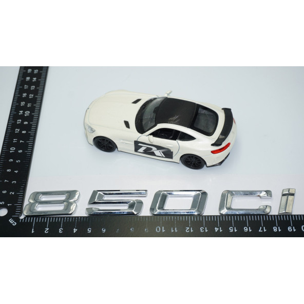 DK Tuning 850Ci Bagaj Krom Metal 3M 3D Yazı Logo Bmw İle Uyumlu - Resim 4