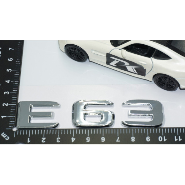 DK Tuning E63 Bagaj Krom ABS 3M 3D Yazı Logo Benz İle Uyumlu - Resim 4