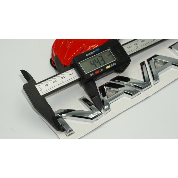 Nissan Navara 3M 3D Krom Abs Bagaj Yazı Logo Orjinal Ürün - Resim 6