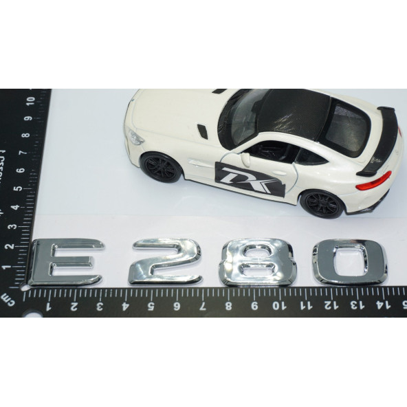 DK Tuning E280 Bagaj Krom ABS 3M 3D Yazı Logo Benz İle Uyumlu - 4