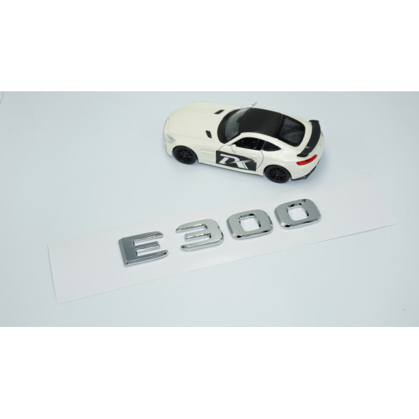 DK Tuning E300 Bagaj Krom ABS 3M 3D Yazı Logo Benz İle Uyumlu - 2