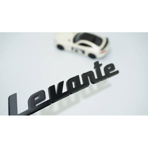 DK Tuning Maserati Levante Siyah ABS Bagaj Kapağı Yazı Logo ürün görseli