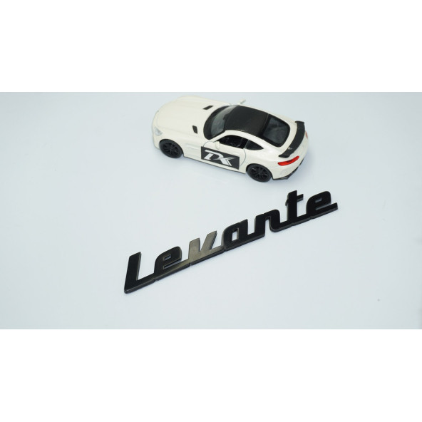 DK Tuning Maserati Levante Siyah ABS Bagaj Kapağı Yazı Logo - Resim 2