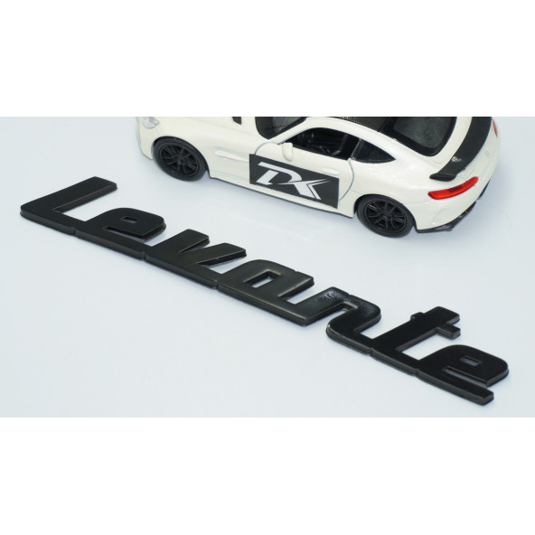 DK Tuning Maserati Levante Siyah ABS Bagaj Kapağı Yazı Logo - Resim 3
