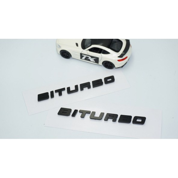Dk Tuning Biturbo Siyah Çamurluk Yazı Logo Seti Mercedes İle Uyumlu - 2