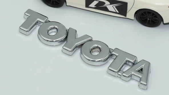 DK Tuning Toyota Prius Auris Bagaj 3M 3D Krom ABS Logo Amblem - 5